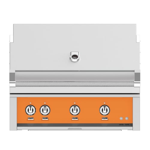 Hestan 36" Built-In Grill 2 Trellis Burners 1 Sear Burner Rotiss - Natural Gas - Citra
