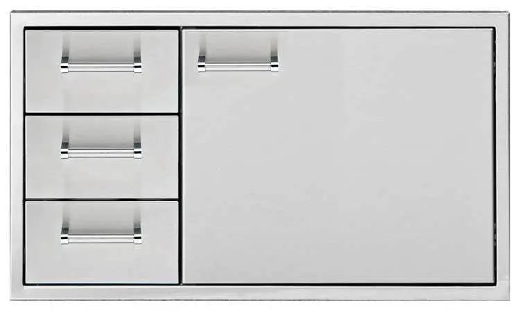 Delta Heat 30" Three Drawer Combo