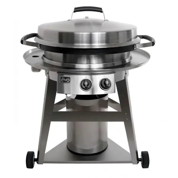 EVO Professional Series Cart Mounted Flat-Top Gas BBQ Grill