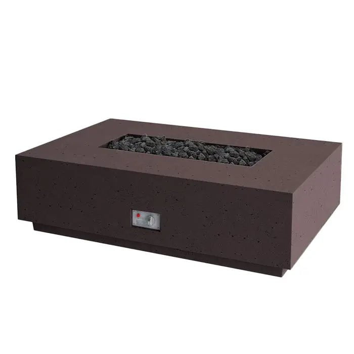 FireGear Sanctuary 1 Rectangular 56" Fire Table in Chocolate