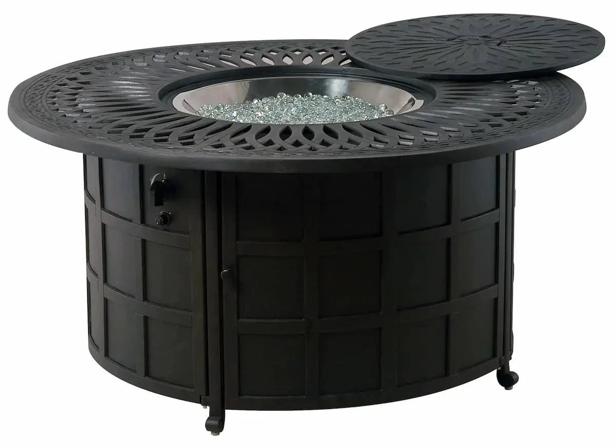 Hanamint Mayfair 48" Round Enclosed Gas Fire Pit Table