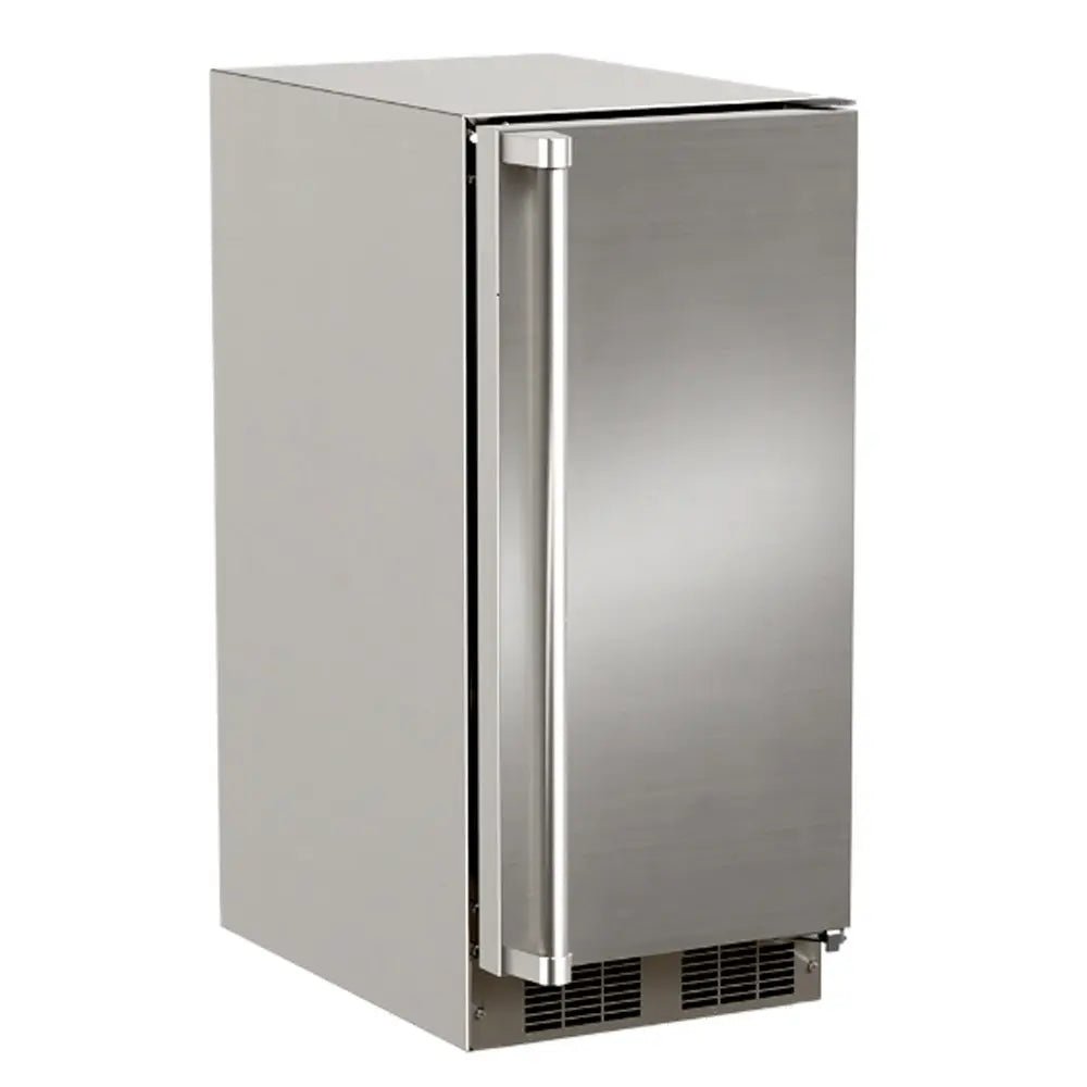Marvel 15" Outdoor Built-in All Refrigerator, Solid Stainless Steel Door with Lock, Reversible Hinge