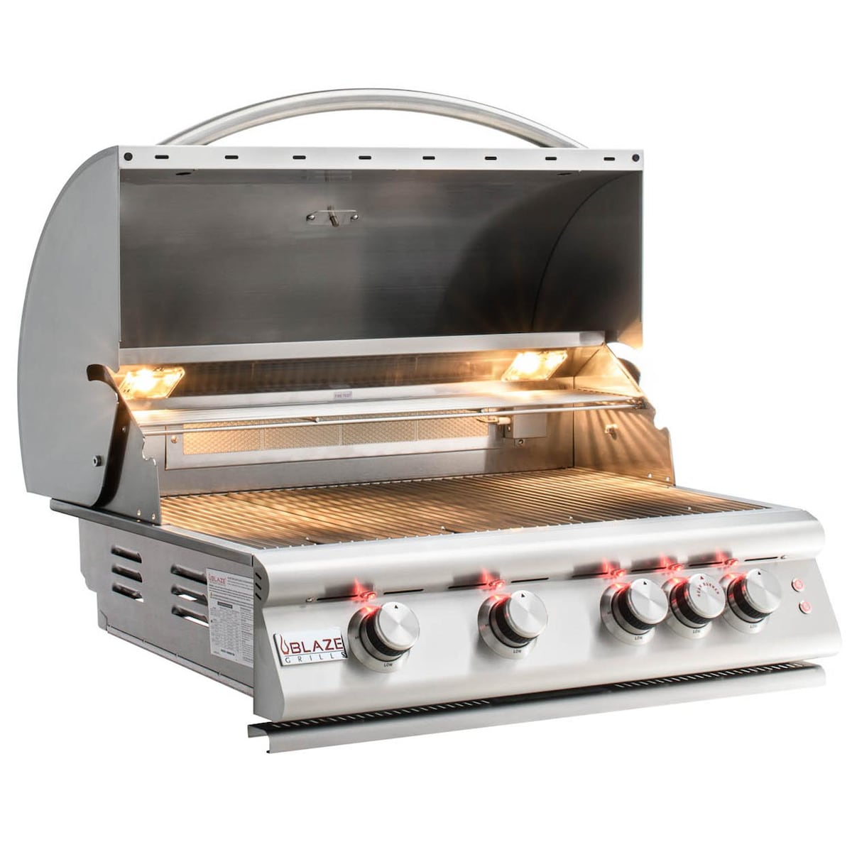 Built-in Prestige PRO 500 LP Gas Grill Head with Infrared Rear Burner, Stainless Steel