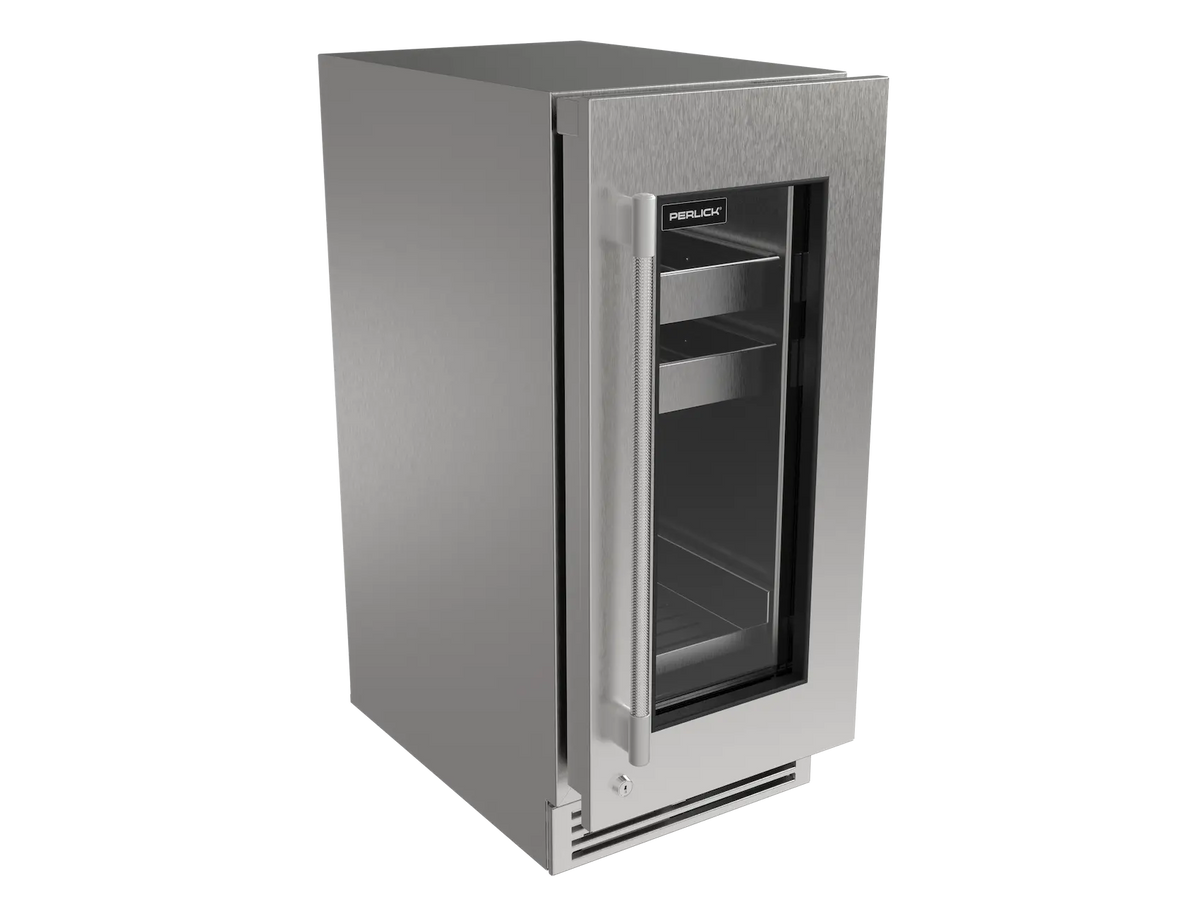 Perlick G5 Luxe 15" Indoor/Outdoor Premium Beverage Center Glass Door Panel Ready