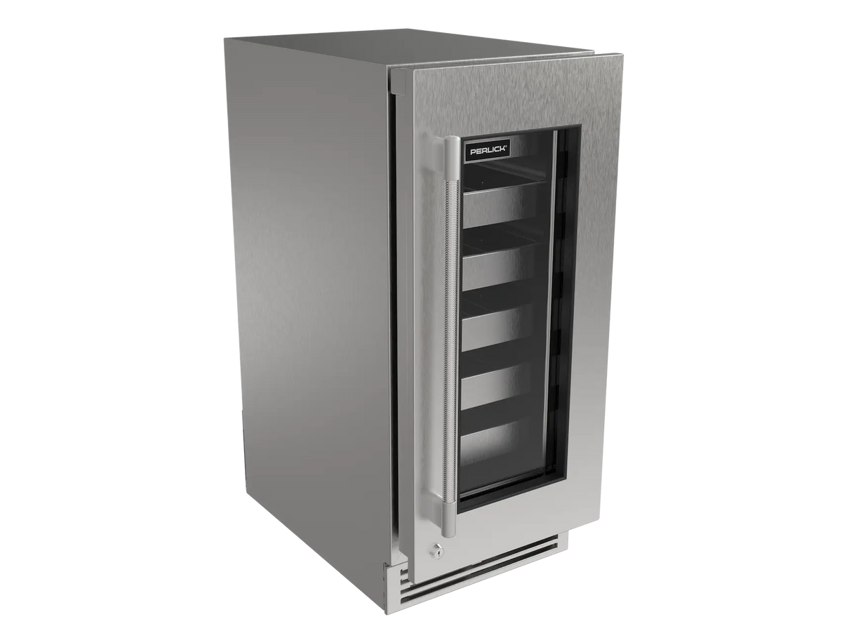 Perlick G5 Luxe 15" Indoor/Outdoor Premium Wine Reserve Glass Door Panel Ready