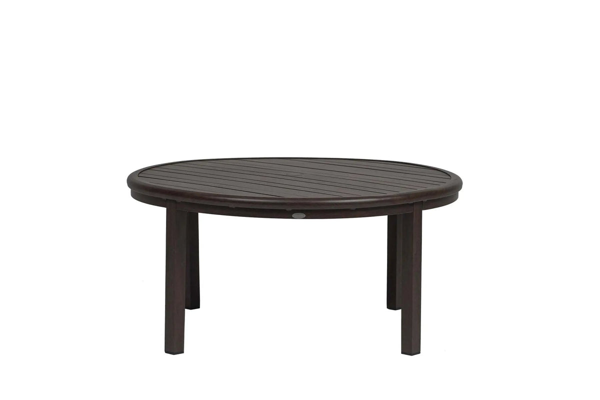 Ratana Canbria 48" Round Conversation Table in Hessonite Garnet