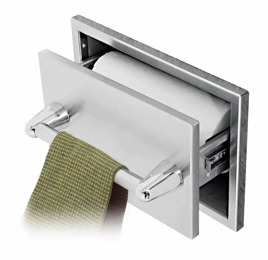 Twin Eagles 15" Paper Towel Holder with Towel Bar and Compartment