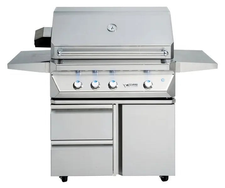 Twin Eagles 36" Grill Cart with Storage Drawers and Single Door