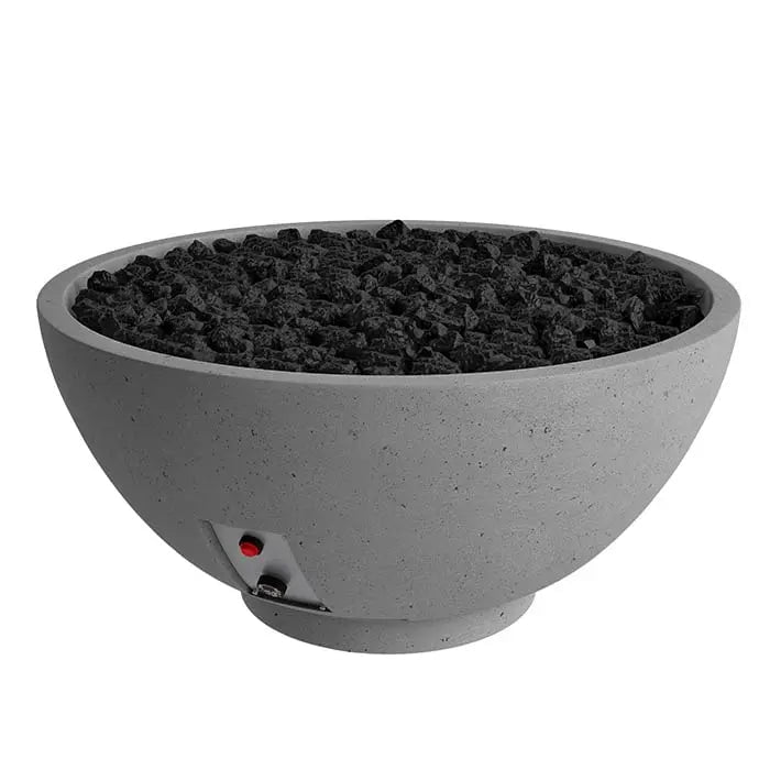 FireGear Sanctuary 2 Round 39" Fire Table in Slate Grey