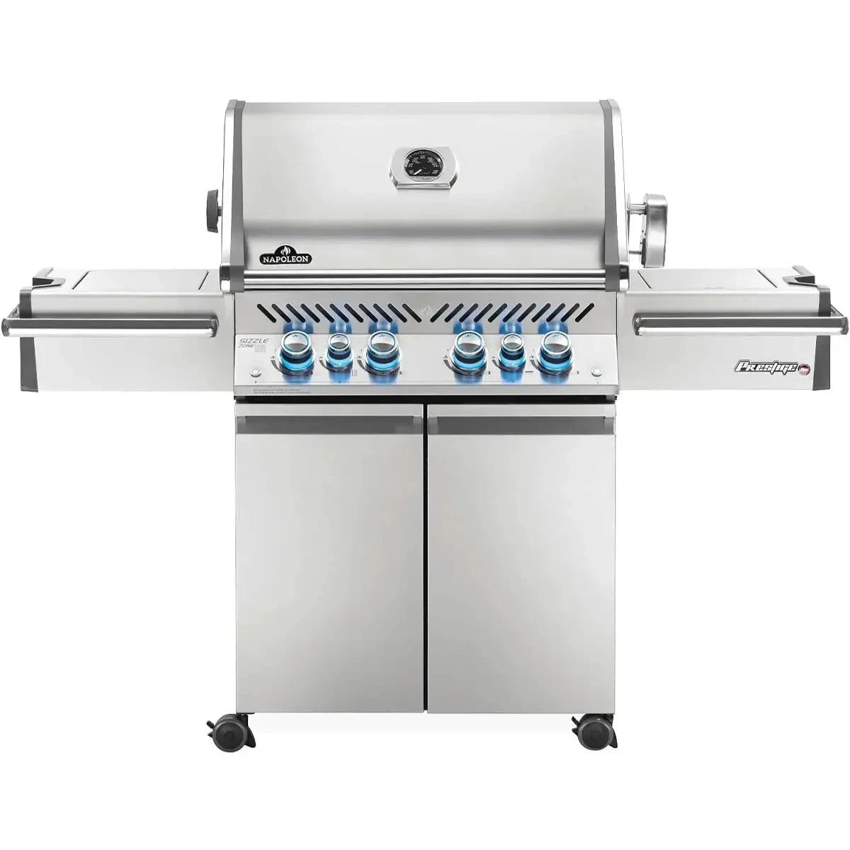 Napoleon Grills Prestige PRO 500 Gas BBQ Grill with Infrared Side & Rear Burners, Stainless Steel
