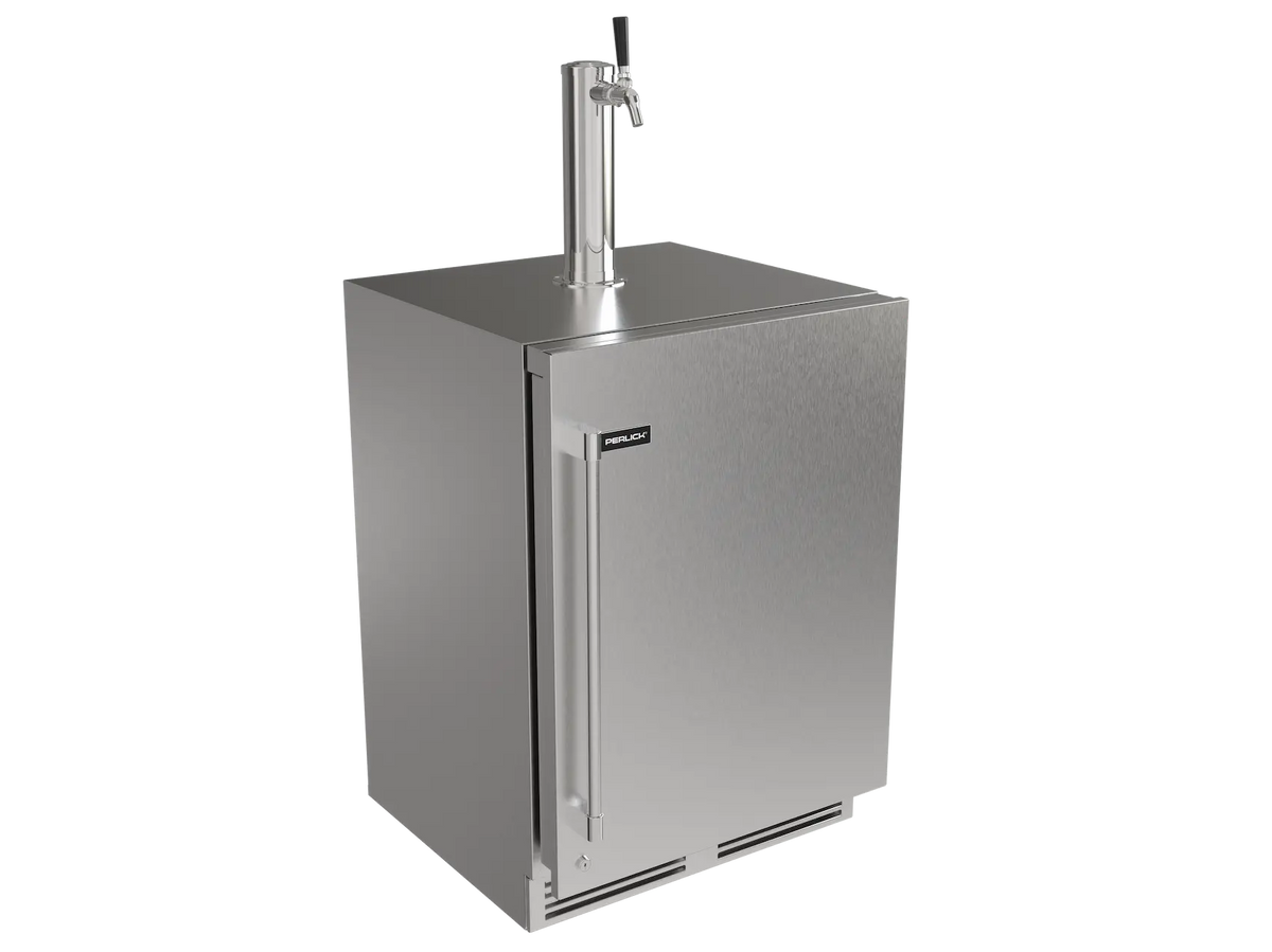 Perlick G5 Core 24" Indoor/Outdoor Premium Beverage Dispenser Solid Door Panel Ready (Tapping Kit required)