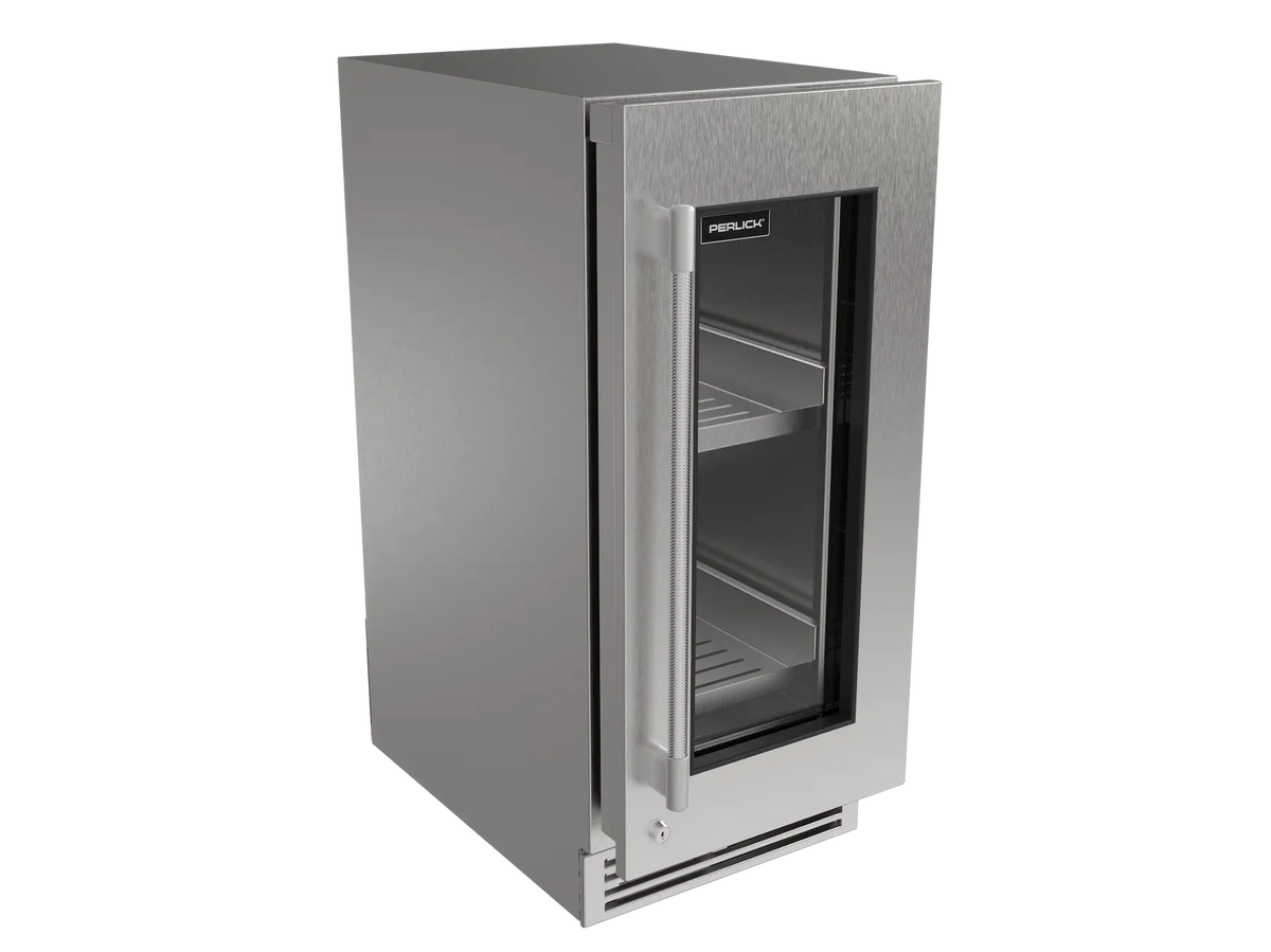 Perlick G5 Luxe 15" Indoor/Outdoor Premium Refrigerator Glass Door Panel Ready