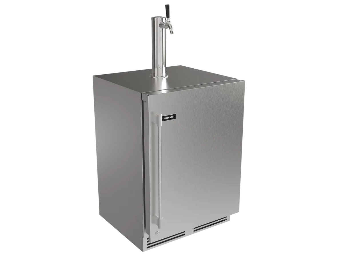 Perlick G5 Luxe 24" Indoor/Outdoor Premium Beverage Dispenser Solid Door Panel Ready