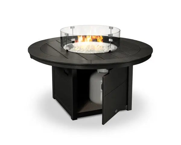 POLYWOOD Fire Table with Round 48" Top