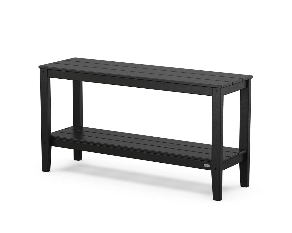 Polywood Newport 55" Console Table, Black