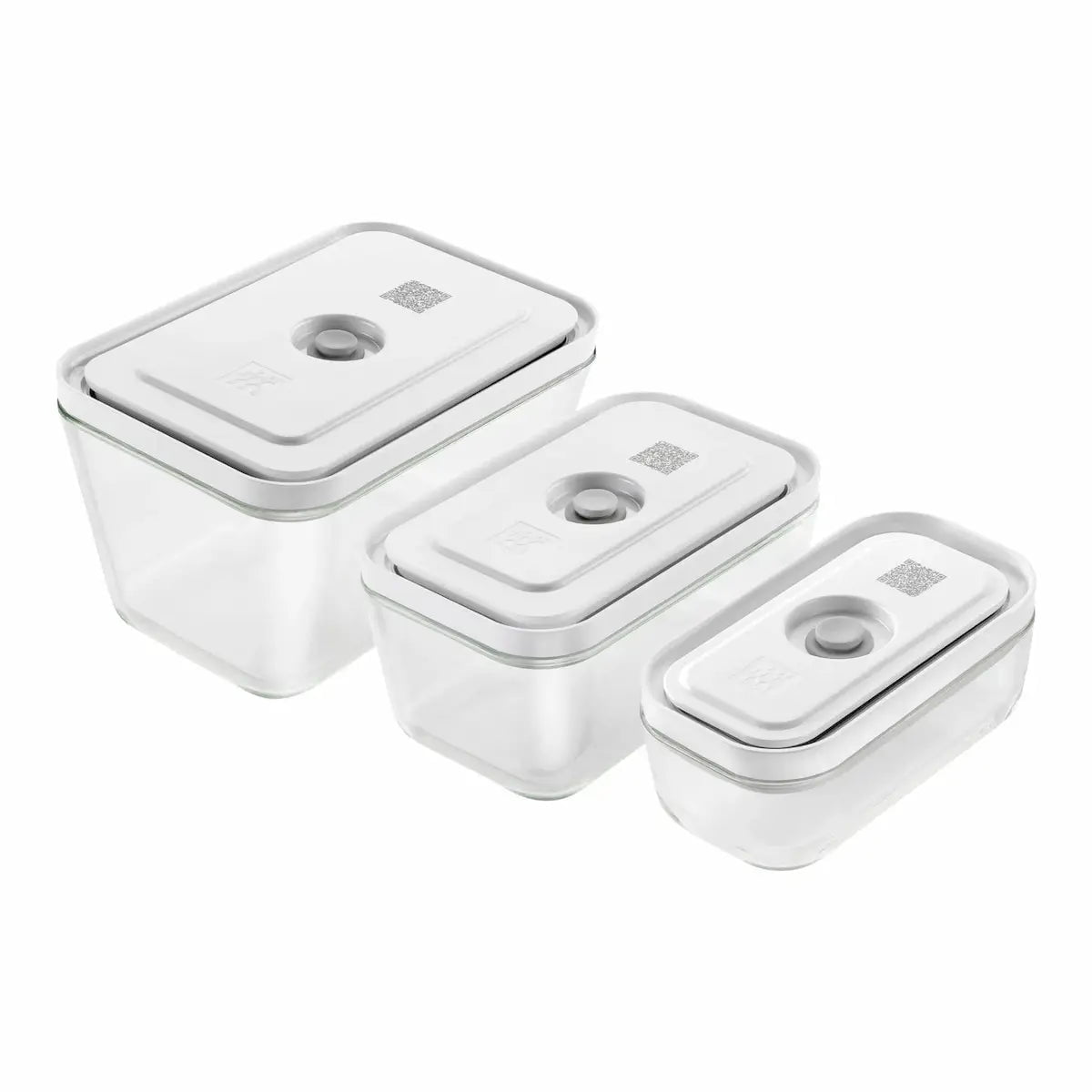 ZWILLING Fresh &amp; Save 3-pc Vacuum Box Assorted Glass Container Set