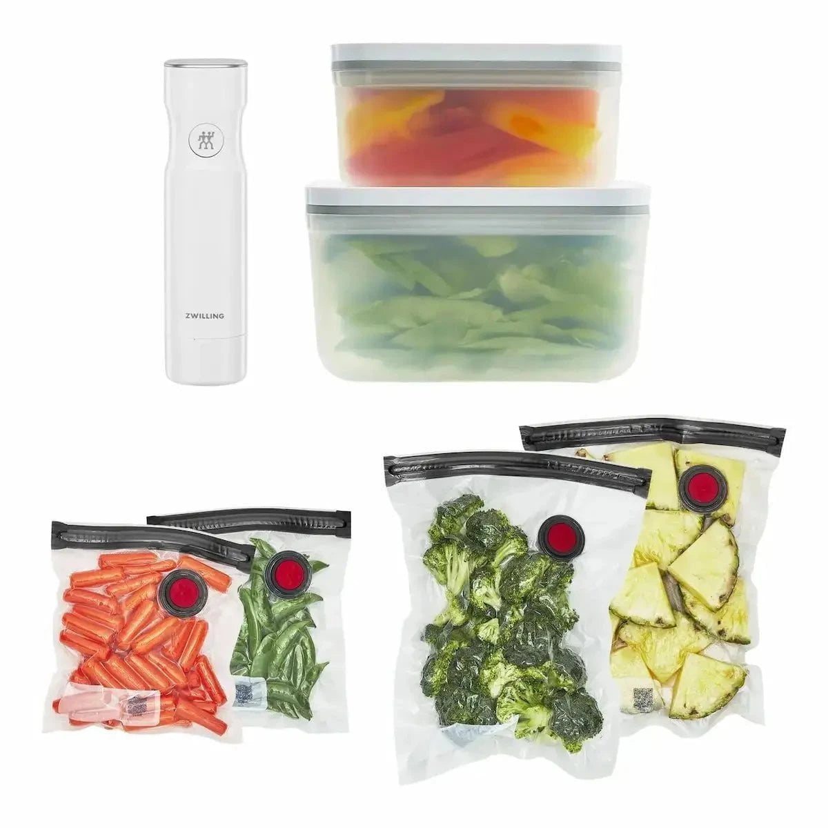 ZWILLING Fresh &amp; Save 7-pc Vacuum Box Plastic Container Starter Set